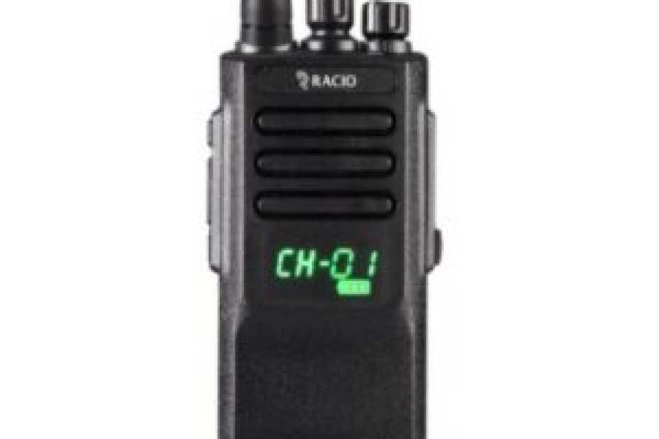 Цифровая радиостанция Racio R810: преимущества модели и область применения